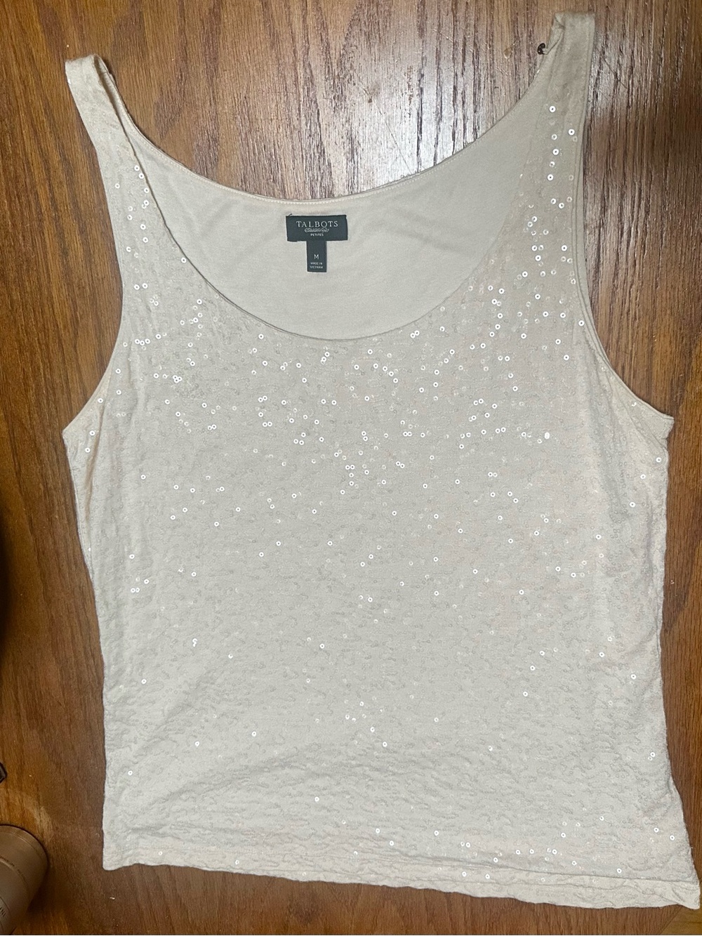 Talbots sequined tank